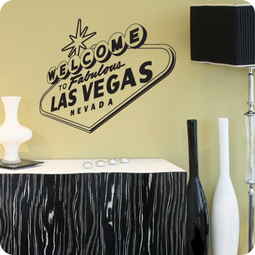 Wall Sticker Welcome To Fabulous Las Vegas Wall Decals Vinyl